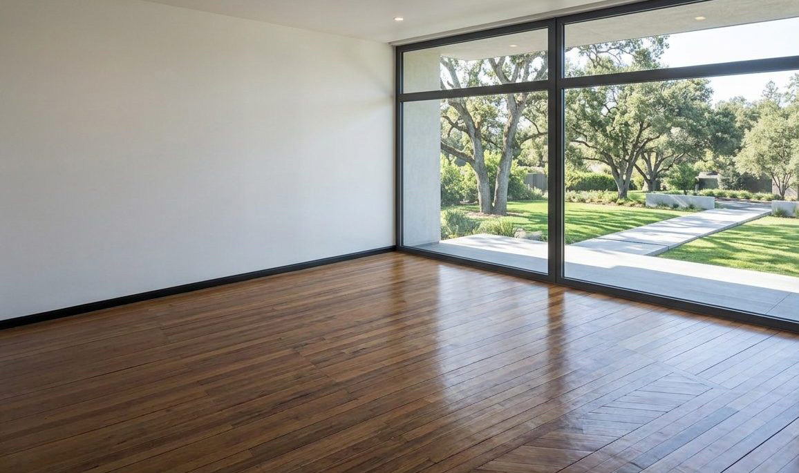 Empty room, before staging